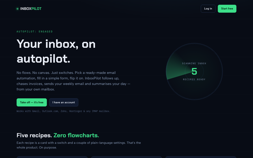 InboxPilot — Your inbox, on autopilot.